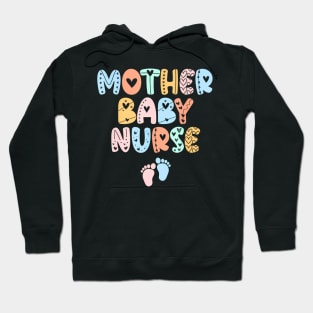 Groovy Mother Baby Nurse Women Nurse Week Hoodie